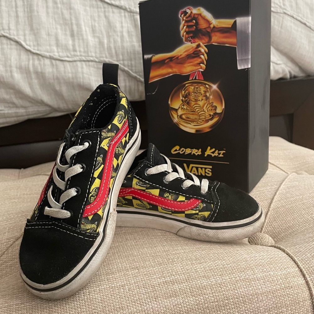 Cobra Kai toddler Vans